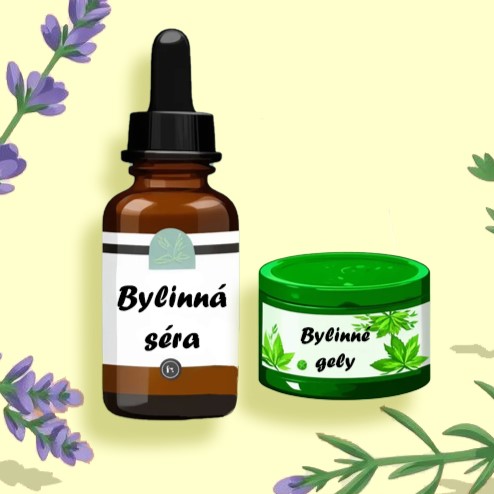 Bylinná séra a gely