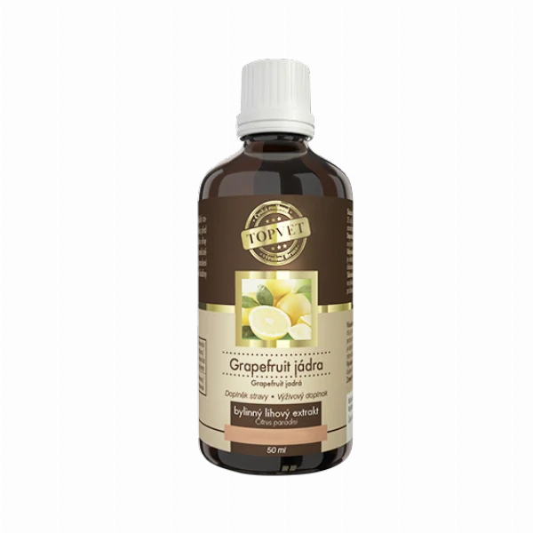 Grapefruit jádra tinktura - bylinný lihový extrakt (kapky) 50 ml
