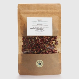 Vitamínová bomba borůvková s medovým rooibosem a jablkem