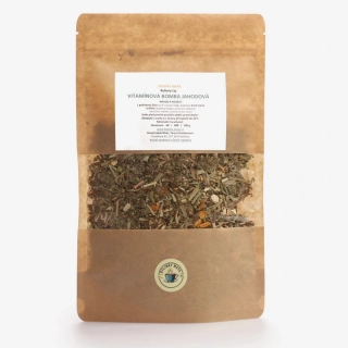 Vitamínová bomba jahodová s rooibosem, pomerančem a ostružinou