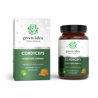 Cordyceps sinensis/Housenice čínská - bylinné tobolky 60 ks  - únava, sportovní výživa, potence